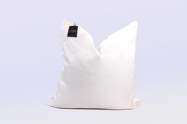 Pearl Lines - 24" Square Luxury Collection Pillow Case w/Hidden Zipper (insert not included)